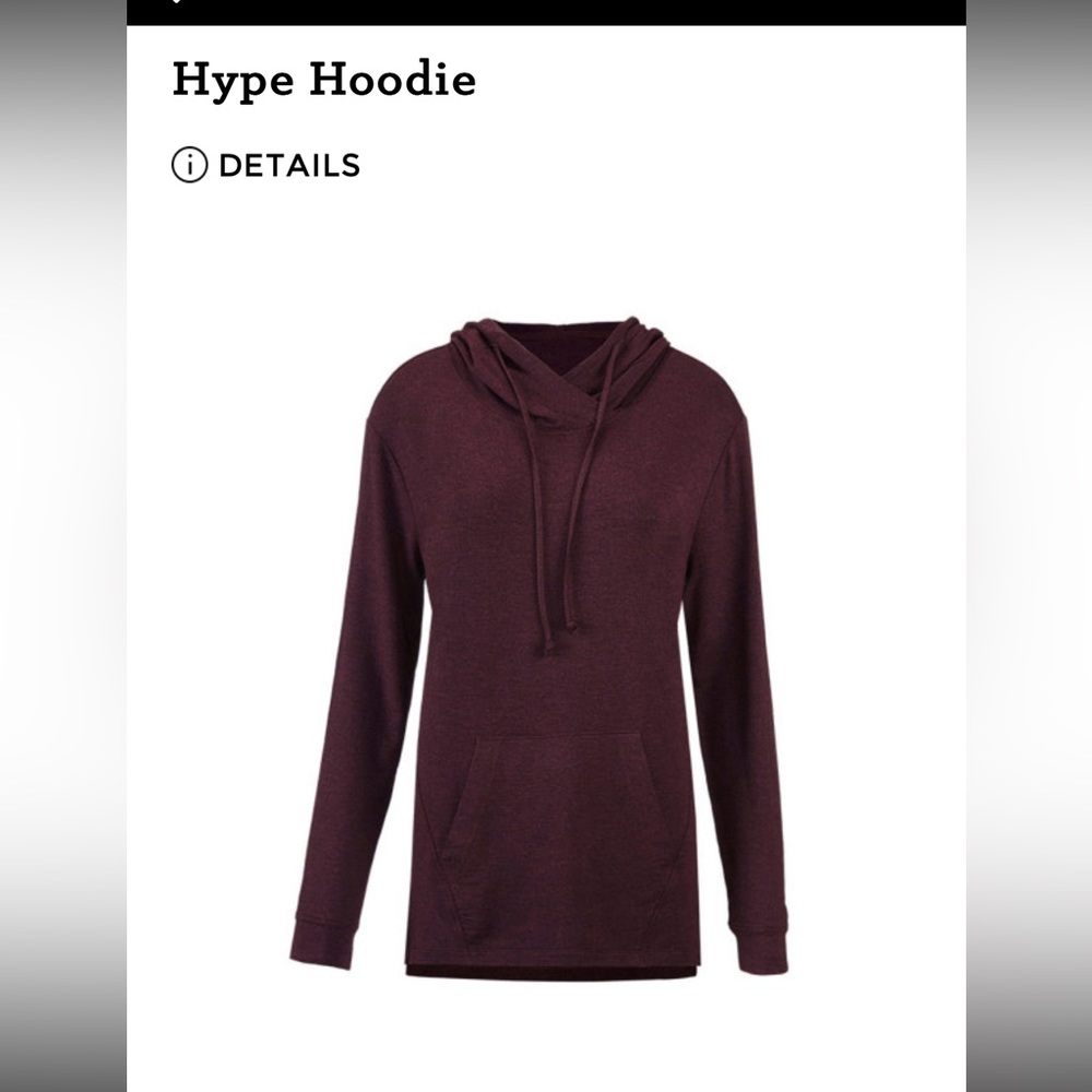 Cabi hoodie pullover maroon size M